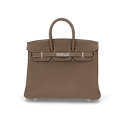 HERMES エルメス レディース バッグ バーキン 25 グレー系 シルバー金具 エトゥープ トゴ G刻印