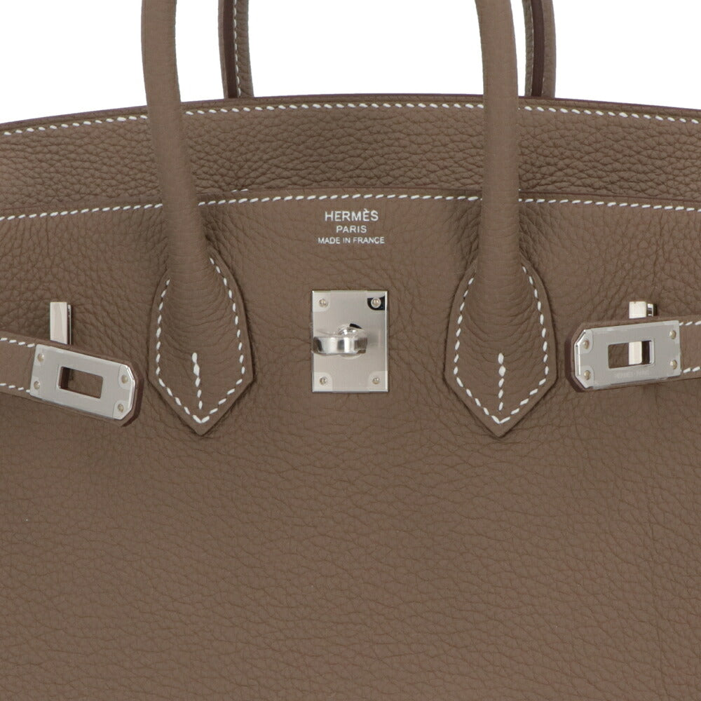 HERMES エルメス レディース バッグ バーキン 25 グレー系 シルバー金具 エトゥープ トゴ G刻印