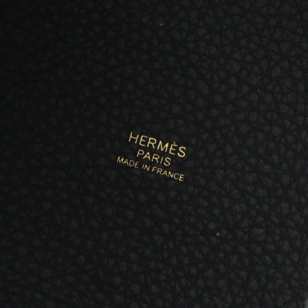 HERMES エルメス レディース バッグ ピコタンロック PM (18) グレー系 シャンパンゴールド金具 グリミスティ トリヨンクレマンス B刻印