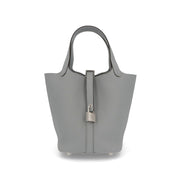 HERMES エルメス レディース バッグ ピコタンロック PM (18) ライトブルー系 シルバー金具 グリパンタン トリヨンクレマンス K刻印