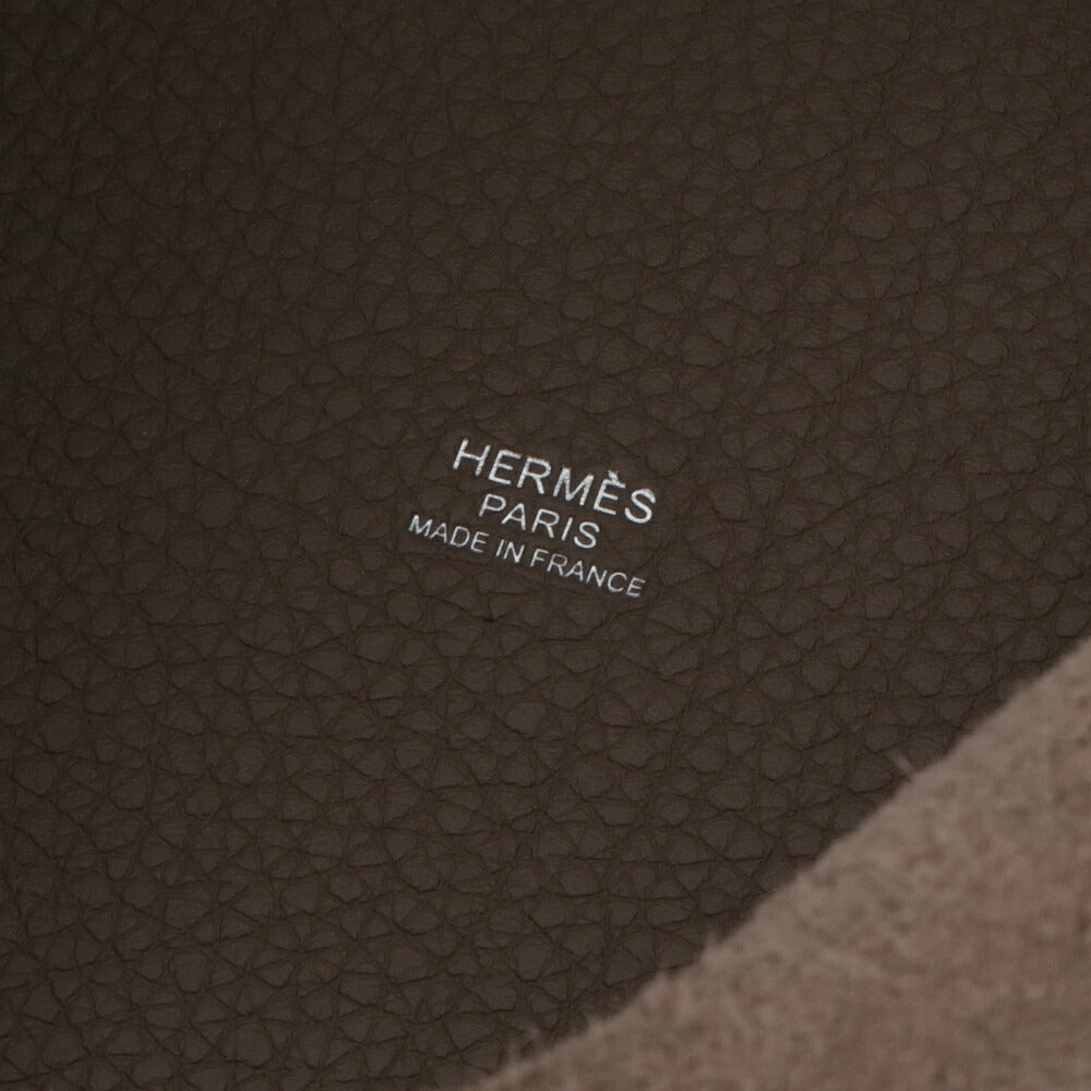 HERMES エルメス レディース バッグ ピコタンロック PM (18) グレー系 シルバー金具 エトゥープ トリヨンクレマンス K刻印