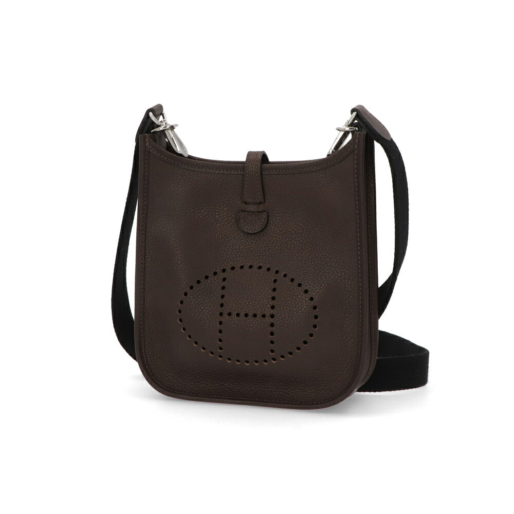 HERMES エルメス レディース バッグ エヴリン TPM (16) ブラウン系 エベンヌ シルバー金具 ヴァレニア G刻印