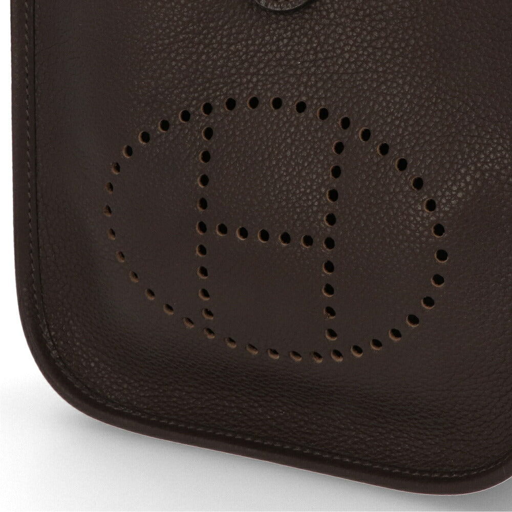 HERMES エルメス レディース バッグ エヴリン TPM (16) ブラウン系 エベンヌ シルバー金具 ヴァレニア G刻印