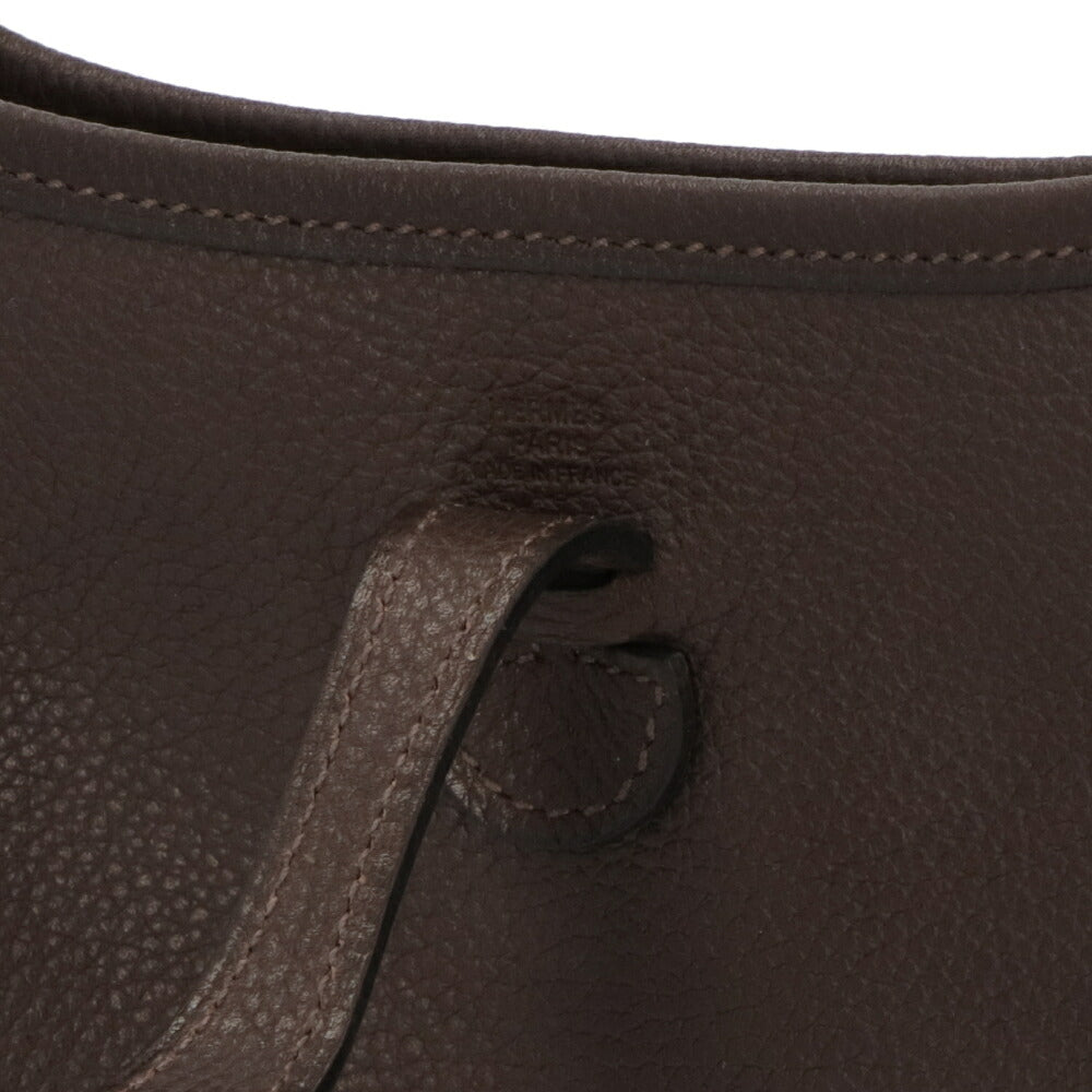 HERMES エルメス レディース バッグ エヴリン TPM (16) ブラウン系 エベンヌ シルバー金具 ヴァレニア G刻印
