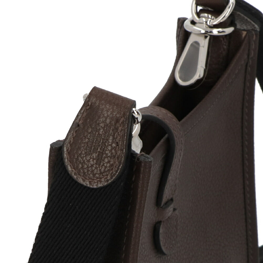 HERMES エルメス レディース バッグ エヴリン TPM (16) ブラウン系 エベンヌ シルバー金具 ヴァレニア G刻印