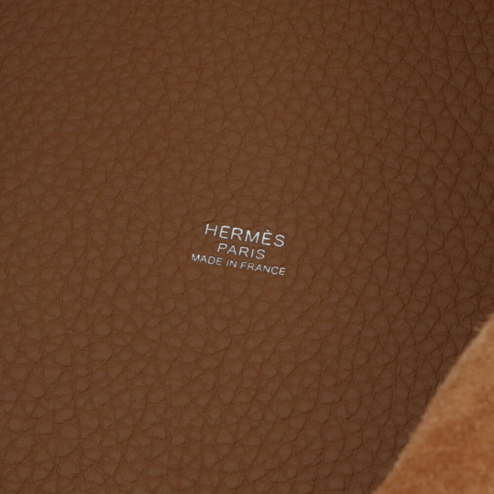 HERMES エルメス レディース バッグ ピコタンロック MM (22) ベージュ系 シルバー金具 トレンチ トリヨンクレマンス K刻印