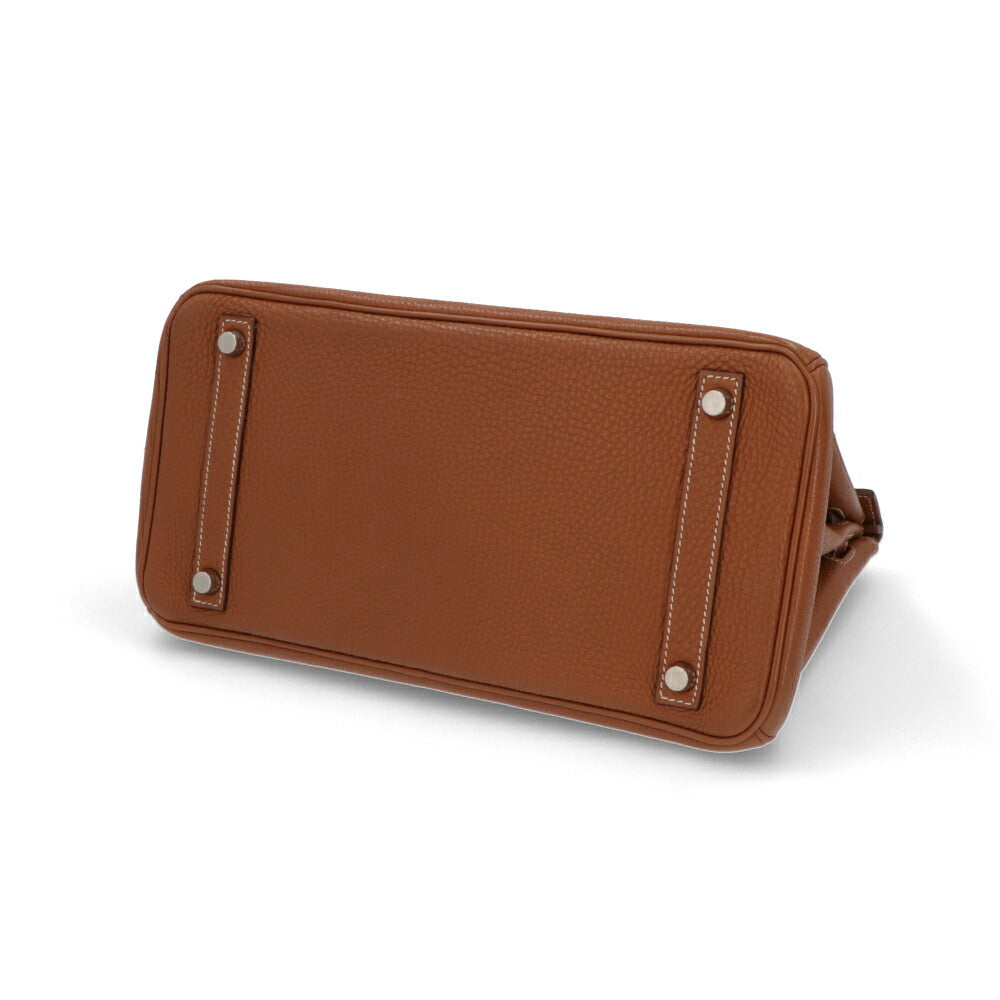 【中古/Bランク】HERMES バーキン 30 ブラウン系 ゴールド ゴールド金具 トゴ □I刻印