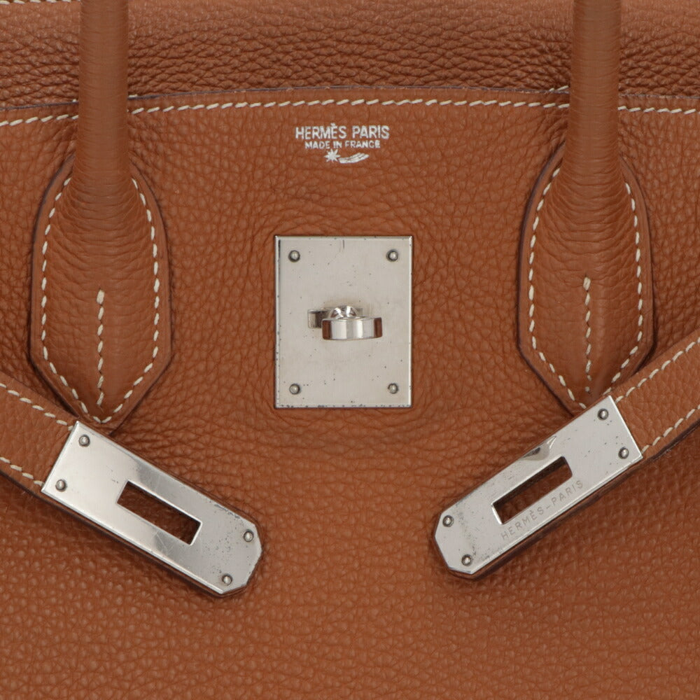 【中古/Bランク】HERMES バーキン 30 ブラウン系 ゴールド ゴールド金具 トゴ □I刻印