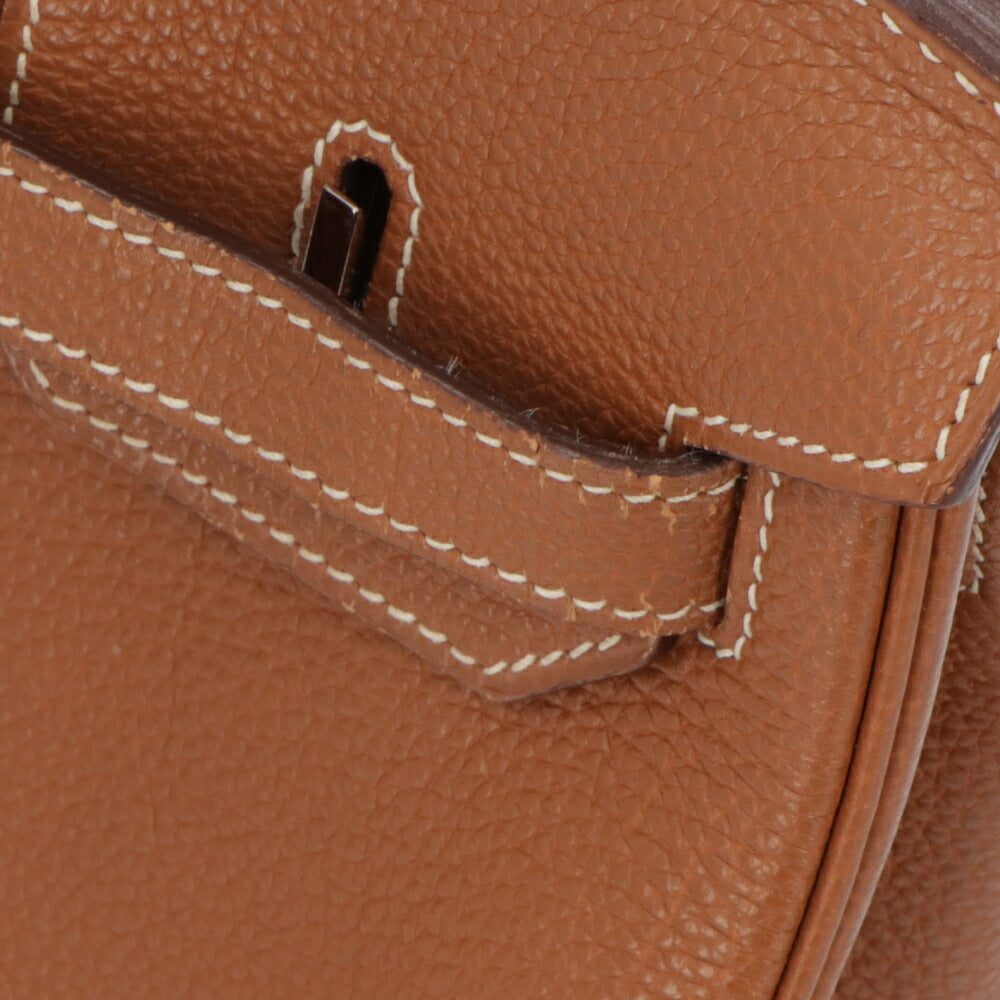 【中古/Bランク】HERMES バーキン 30 ブラウン系 ゴールド ゴールド金具 トゴ □I刻印