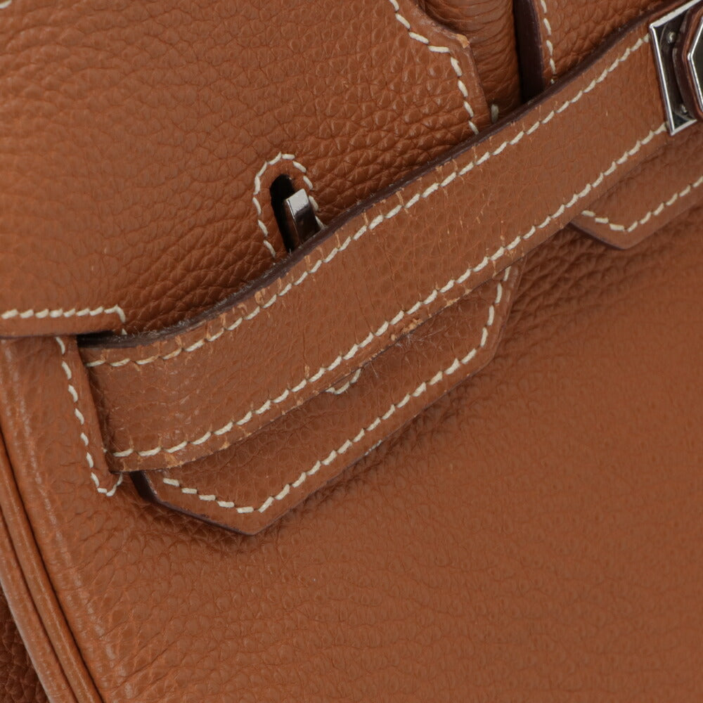 【中古/Bランク】HERMES バーキン 30 ブラウン系 ゴールド ゴールド金具 トゴ □I刻印