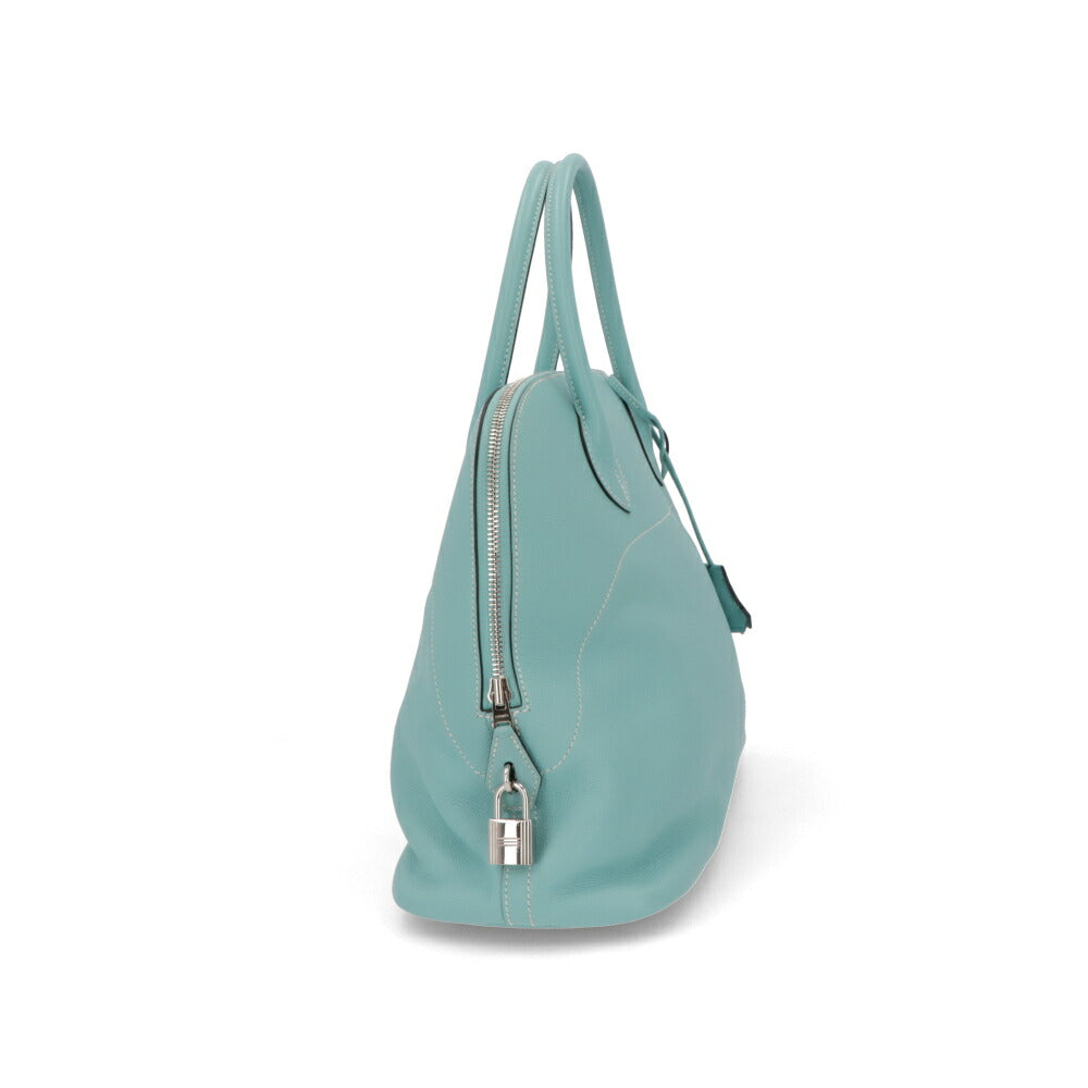【中古/Bランク】HERMES ボリードリラックス35 ライトブルー系 ブルーアトール エプソン T刻印