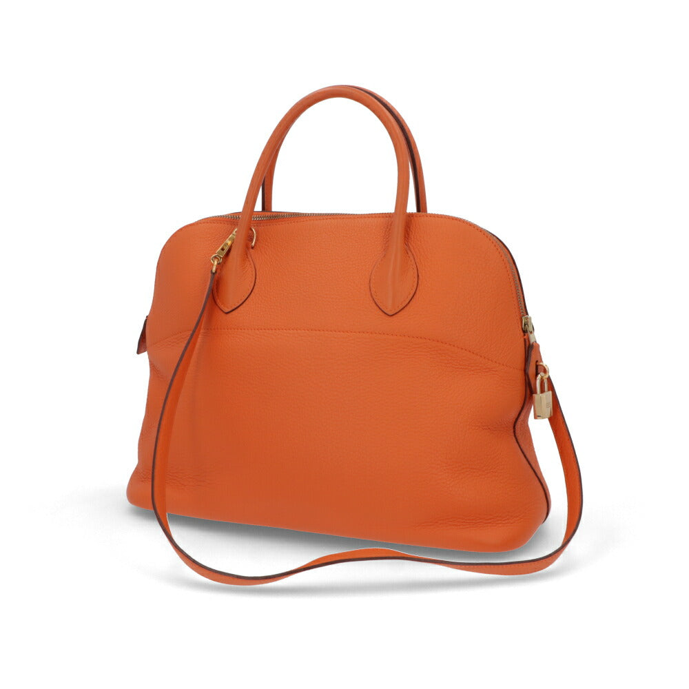 【中古/Bランク】HERMES ボリード 35 オレンジ系 トリヨンクレマンス □G刻印