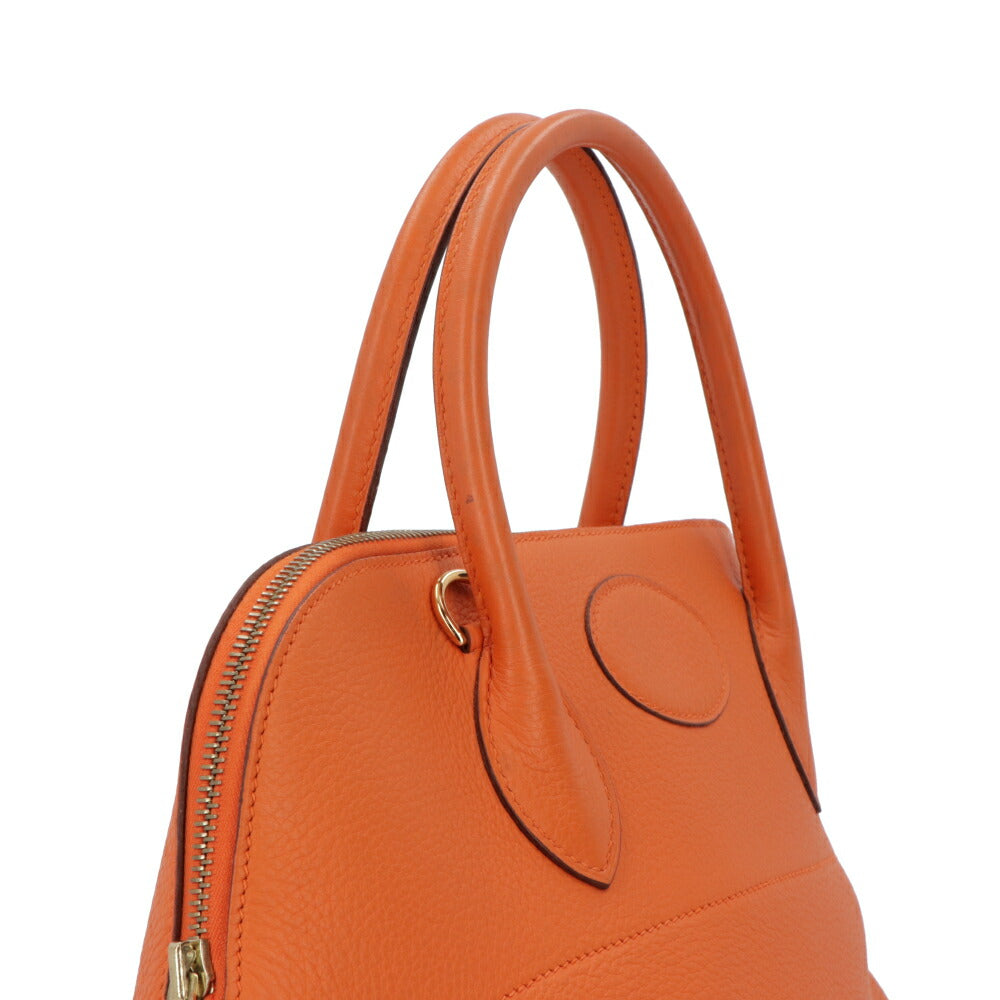 【中古/Bランク】HERMES ボリード 35 オレンジ系 トリヨンクレマンス □G刻印