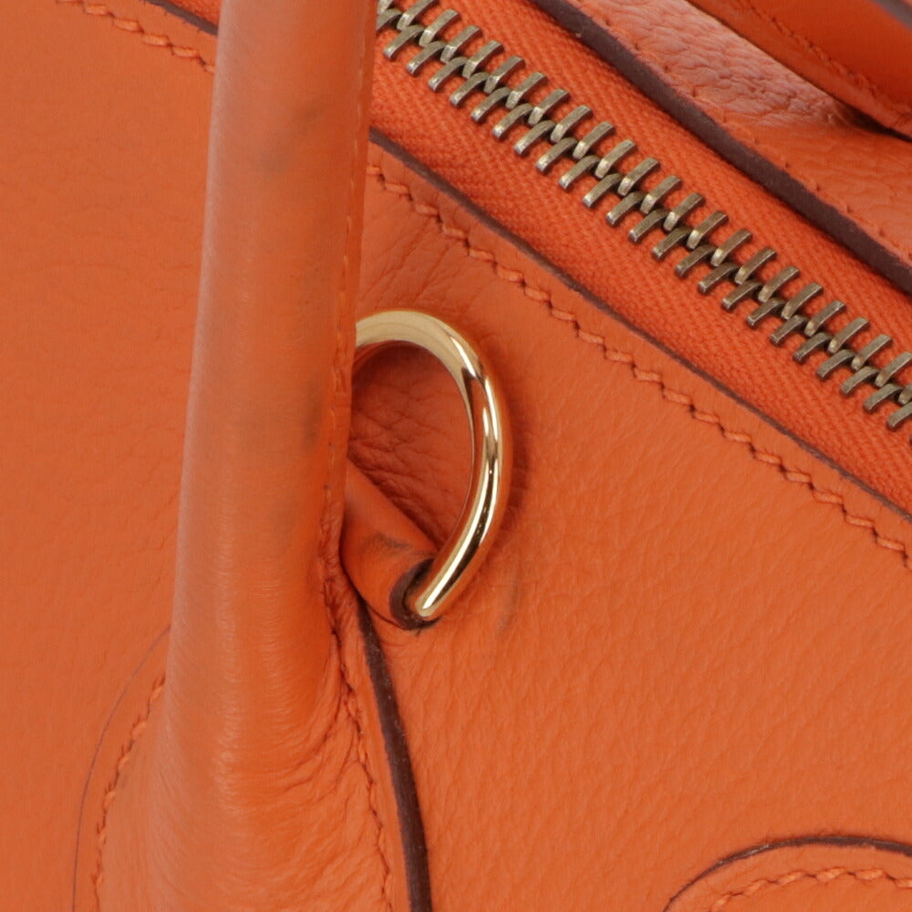 【中古/Bランク】HERMES ボリード 35 オレンジ系 トリヨンクレマンス □G刻印