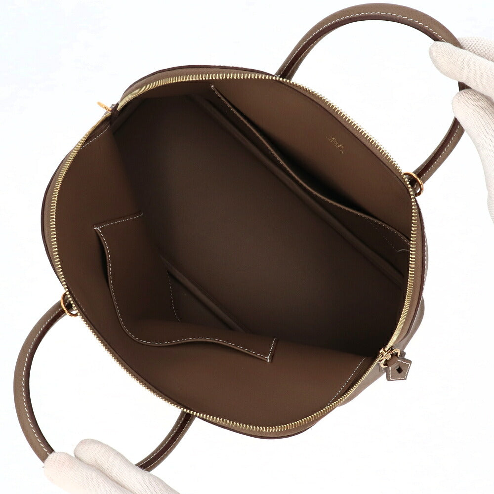 【中古/新品同様】 HERMES エルメス レディース バッグ ボリード1923 30 グレー系 シルバー金具 エトゥープ エプソン K刻印