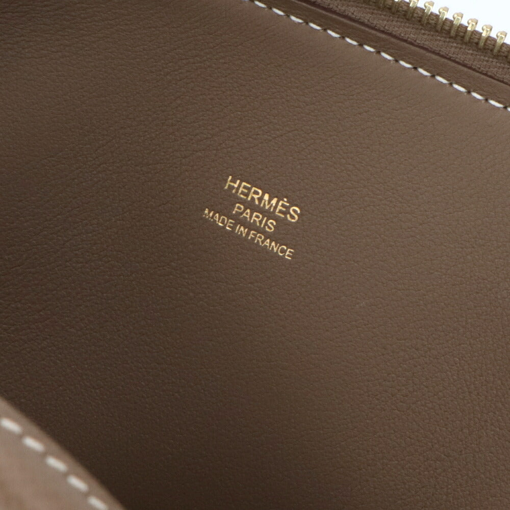 【中古/新品同様】 HERMES エルメス レディース バッグ ボリード1923 30 グレー系 シルバー金具 エトゥープ エプソン K刻印