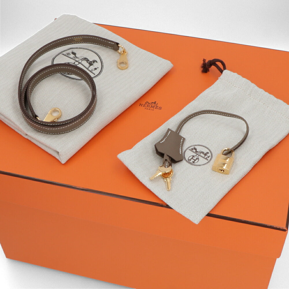 【中古/新品同様】 HERMES エルメス レディース バッグ ボリード1923 30 グレー系 シルバー金具 エトゥープ エプソン K刻印