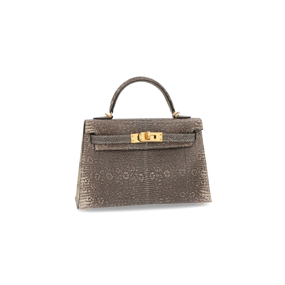 【中古/新品同様】 HERMES エルメス レディース バッグ ミニケリー リザード リザード U刻印
