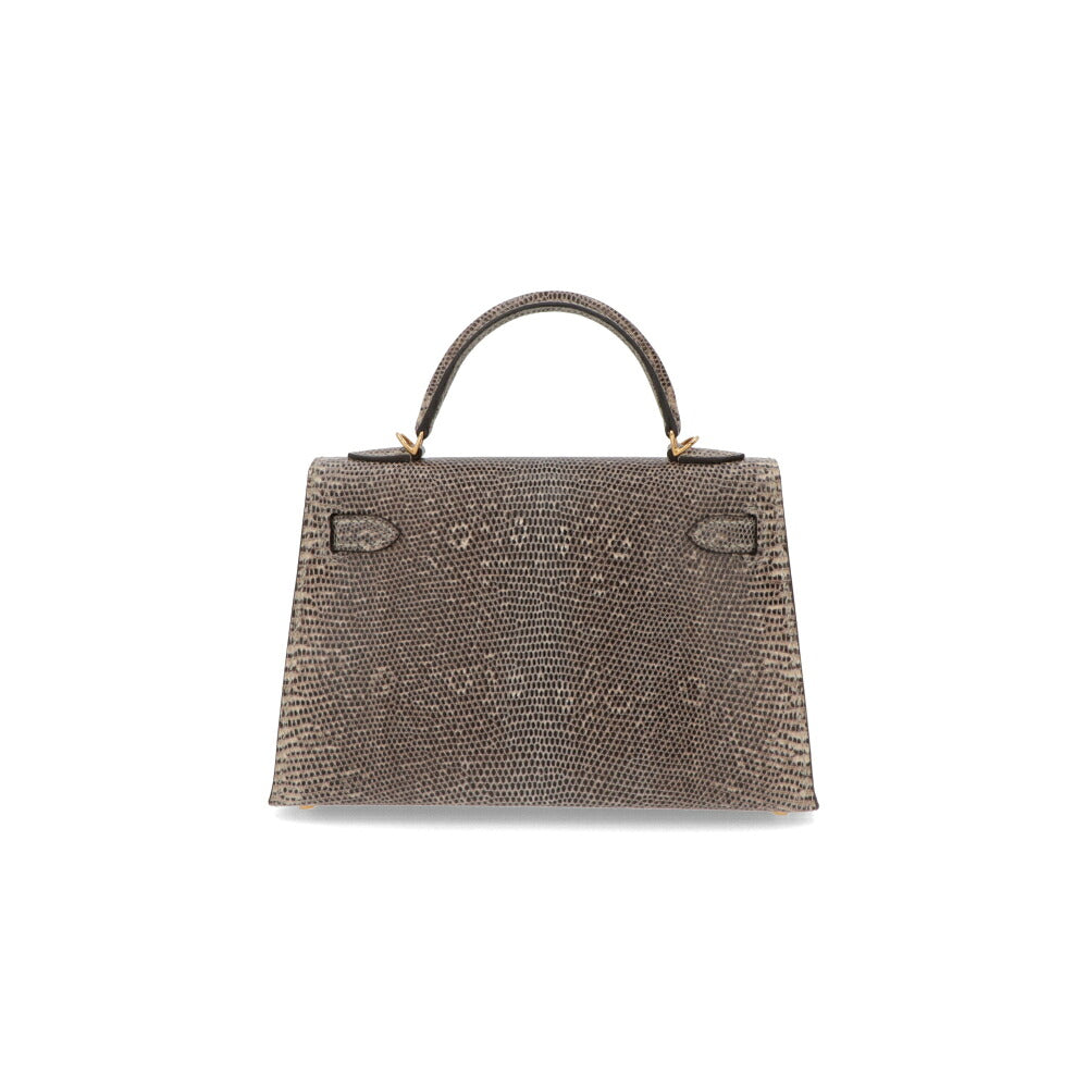【中古/新品同様】 HERMES エルメス レディース バッグ ミニケリー リザード リザード U刻印