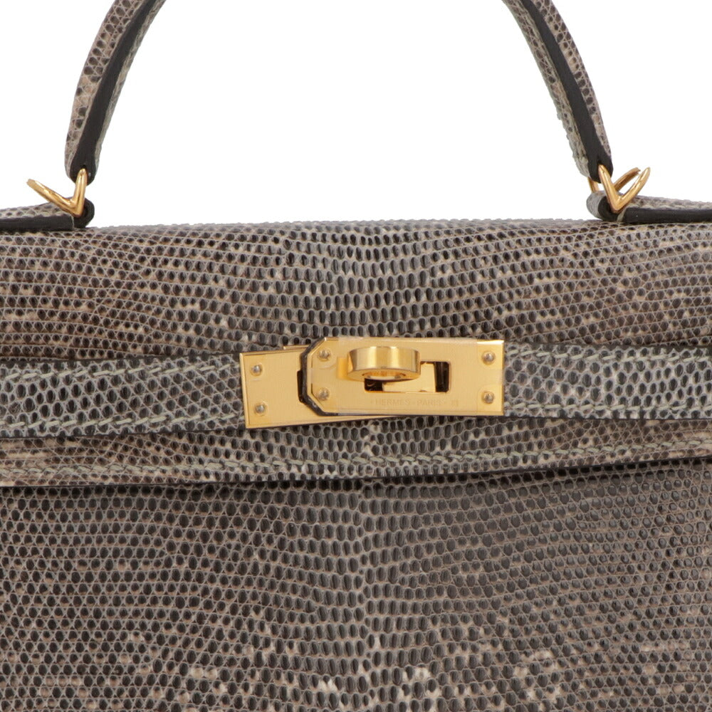 【中古/新品同様】 HERMES エルメス レディース バッグ ミニケリー リザード リザード U刻印