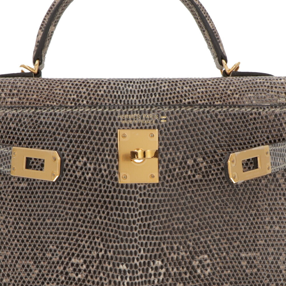 【中古/新品同様】 HERMES エルメス レディース バッグ ミニケリー リザード リザード U刻印