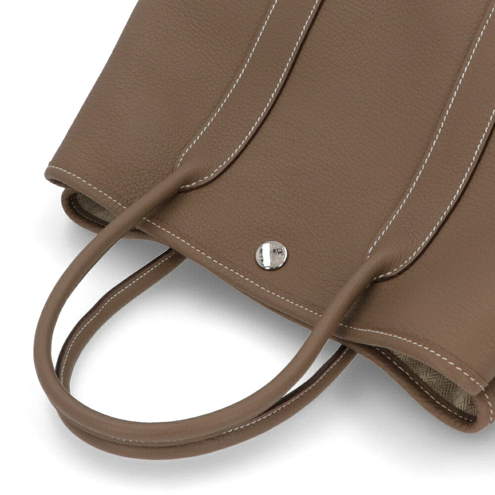【中古/Aランク】 HERMES エルメス レディース バッグ ガーデンパーティTPM エトゥープ グレー系 トゴ □Ｎ刻印