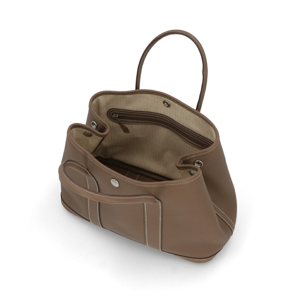 【中古/Aランク】 HERMES エルメス レディース バッグ ガーデンパーティTPM エトゥープ グレー系 トゴ □Ｎ刻印