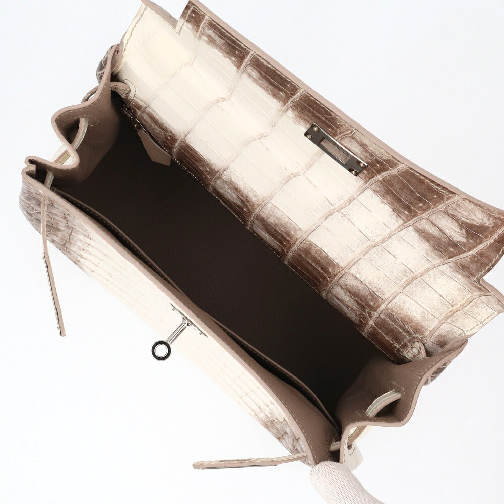 【中古/Aランク】 HERMES エルメス レディース バッグ ケリー28 クロコダイル ニロティカスマット Z刻印