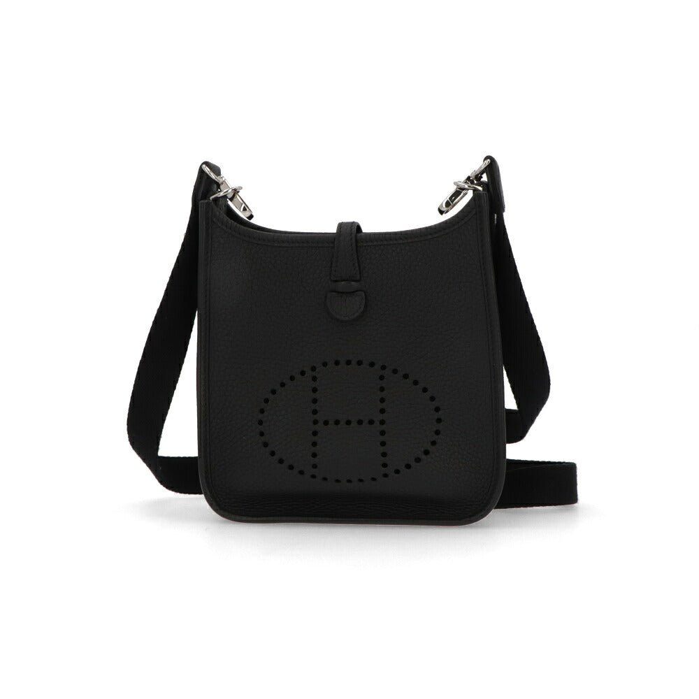 【中古/Aランク】 HERMES エルメス レディース バッグ エヴリン TPM (16) ブラック シルバー金具 トリヨンクレマンス Ｚ刻印