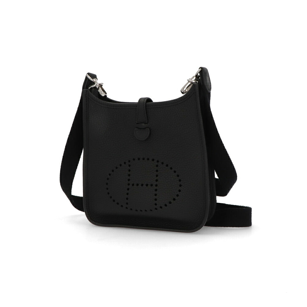 【中古/Aランク】 HERMES エルメス レディース バッグ エヴリン TPM (16) ブラック シルバー金具 トリヨンクレマンス Ｚ刻印