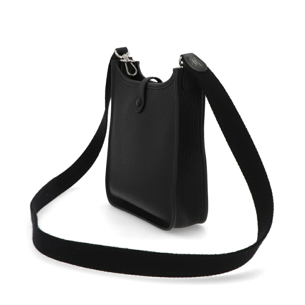 【中古/Aランク】 HERMES エルメス レディース バッグ エヴリン TPM (16) ブラック シルバー金具 トリヨンクレマンス Ｚ刻印