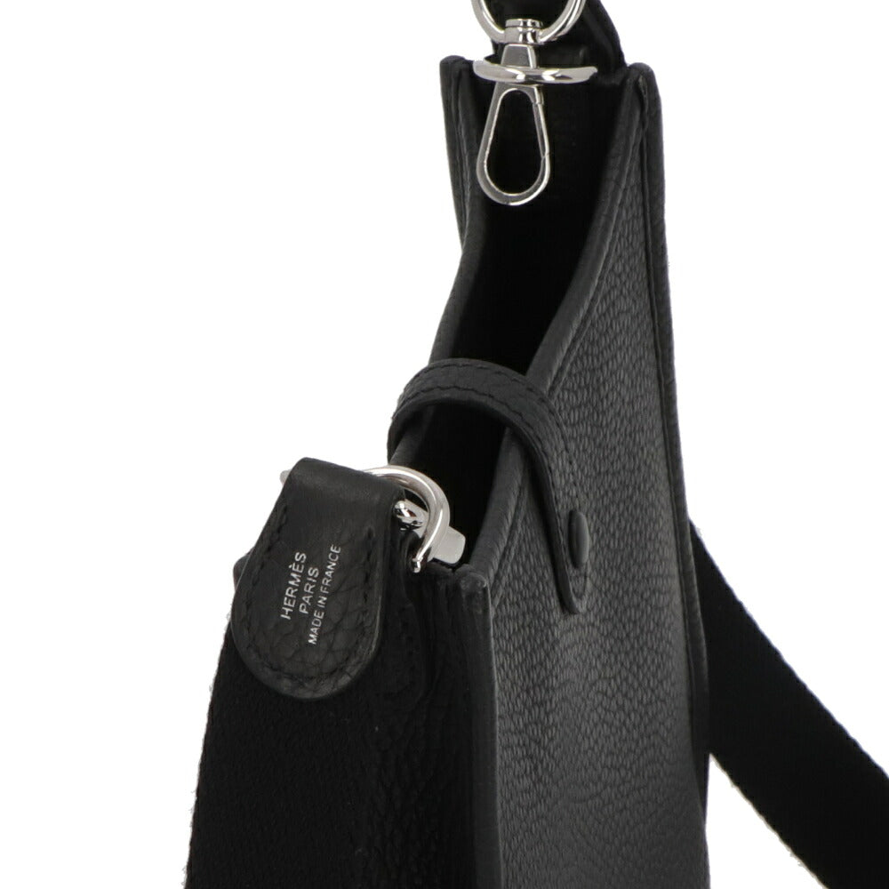 【中古/Aランク】 HERMES エルメス レディース バッグ エヴリン TPM (16) ブラック シルバー金具 トリヨンクレマンス Ｚ刻印