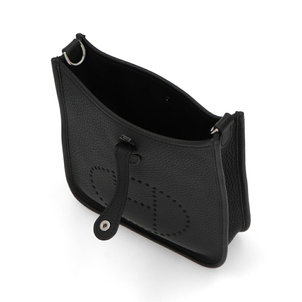 【中古/Aランク】 HERMES エルメス レディース バッグ エヴリン TPM (16) ブラック シルバー金具 トリヨンクレマンス Ｚ刻印