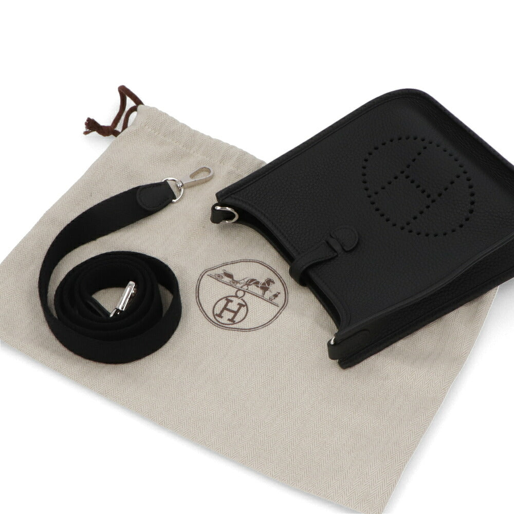 【中古/Aランク】 HERMES エルメス レディース バッグ エヴリン TPM (16) ブラック シルバー金具 トリヨンクレマンス Ｚ刻印