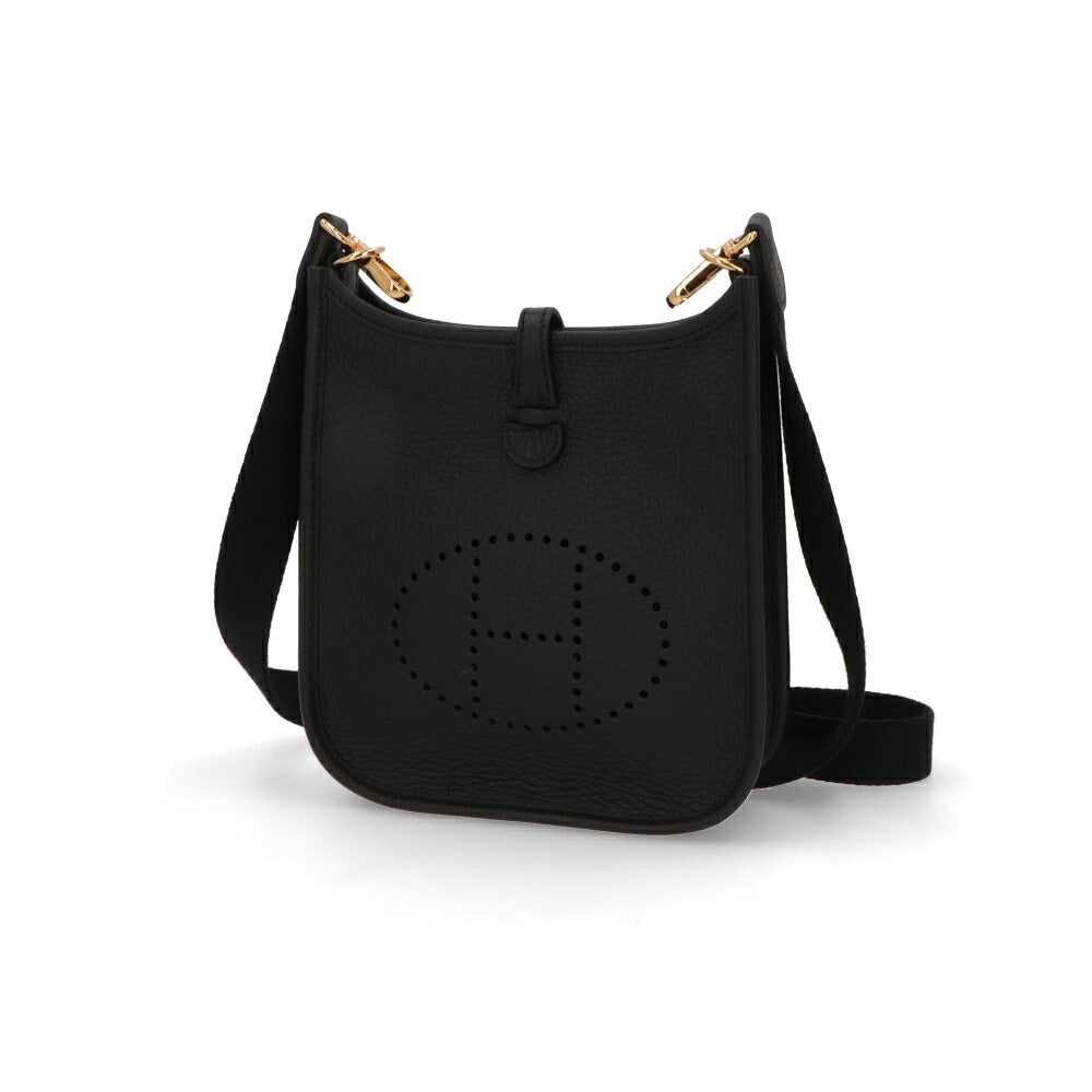 【中古/新品同様】 HERMES エルメス レディース バッグ エヴリン TPM (16) ブラック ゴールド金具 トリヨンクレマンス W刻印