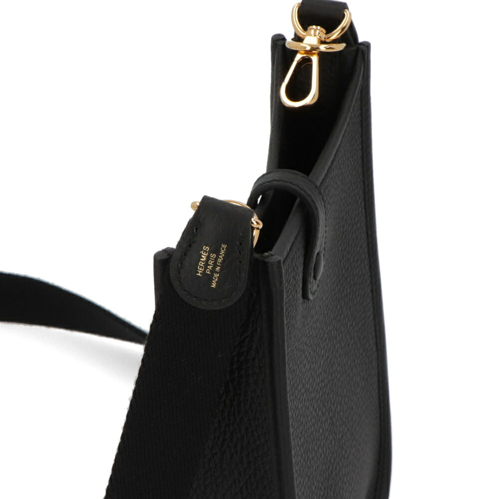 【中古/新品同様】 HERMES エルメス レディース バッグ エヴリン TPM (16) ブラック ゴールド金具 トリヨンクレマンス W刻印