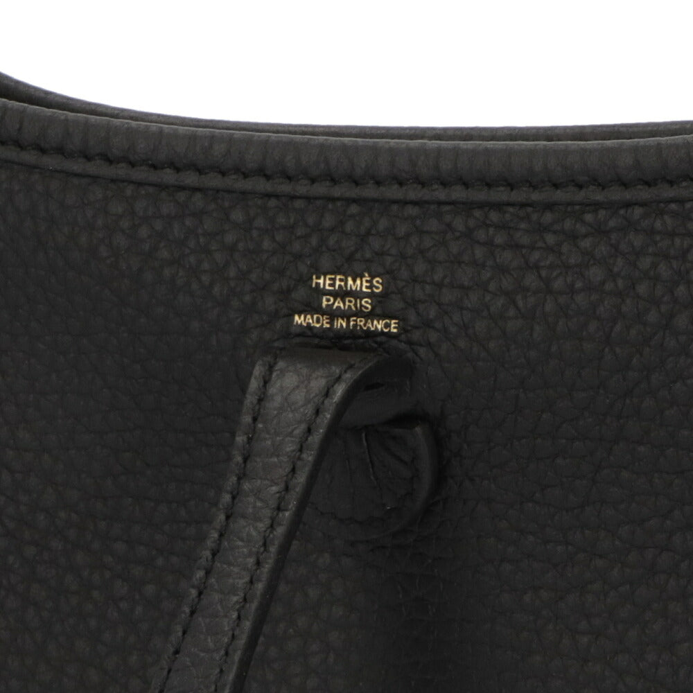 【中古/新品同様】 HERMES エルメス レディース バッグ エヴリン TPM (16) ブラック ゴールド金具 トリヨンクレマンス W刻印