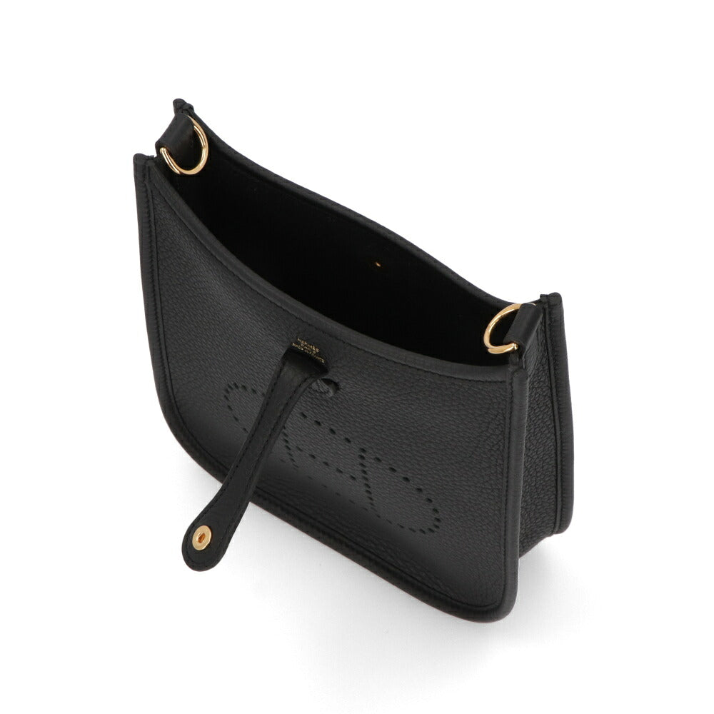 【中古/新品同様】 HERMES エルメス レディース バッグ エヴリン TPM (16) ブラック ゴールド金具 トリヨンクレマンス W刻印