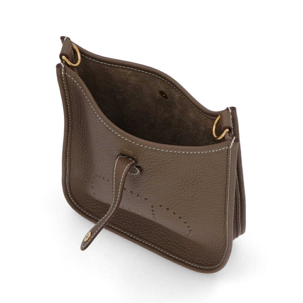 【中古/Aランク】 HERMES エルメス レディース バッグ エヴリン TPM (16) グレー系 ゴールド金具 エトゥープ トリヨンクレマンス T刻印