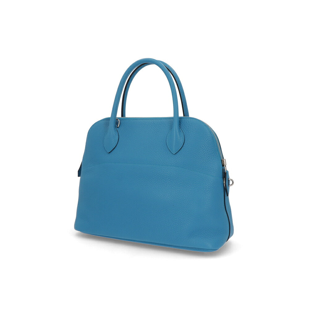 【中古/Aランク】 HERMES エルメス レディース バッグ ボリード31 ブルーザンジバル シルバー金具 トリヨンクレマンス A刻印