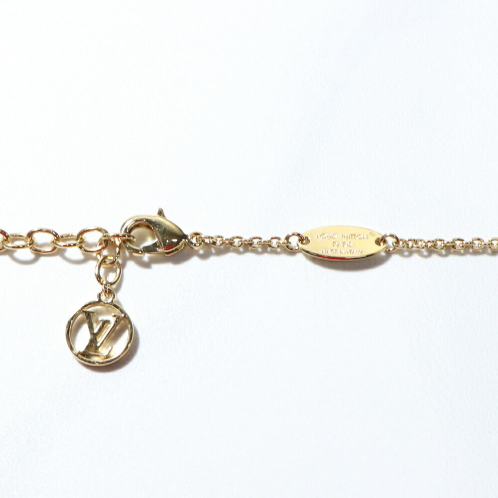 【中古/新品同様】LOUIS VUITTON ネックレス･LV アイコニック Sランク LV イニシャル モノグラム･フラワー  M00596