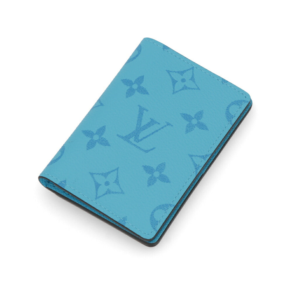 【中古/新品同様】LOUIS VUITTON カードケース オーガナイザー・ドゥ ポッシュ Sランク ブルーラグーン モノグラム  M27651