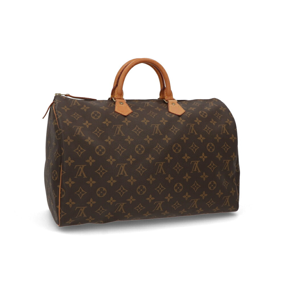 【中古/Bランク】LOUIS VUITTON ルイ ヴィトン ユニセックス ボストンバッグ スピーディ40 ブラウン系 モノグラム シリアルあり ヴィンテージ 大容量 M41552