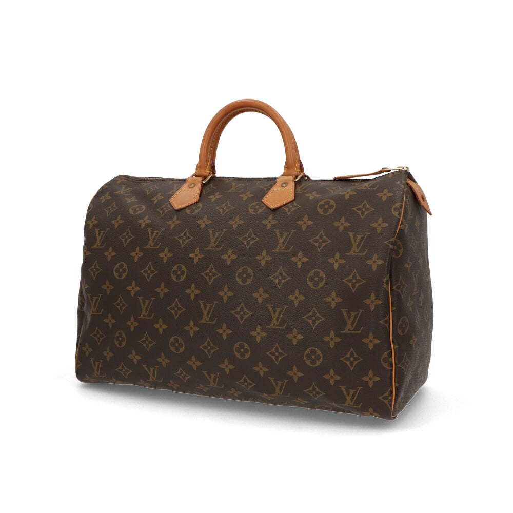 【中古/Bランク】LOUIS VUITTON ルイ ヴィトン ユニセックス ボストンバッグ スピーディ40 ブラウン系 モノグラム シリアルあり ヴィンテージ 大容量 M41552