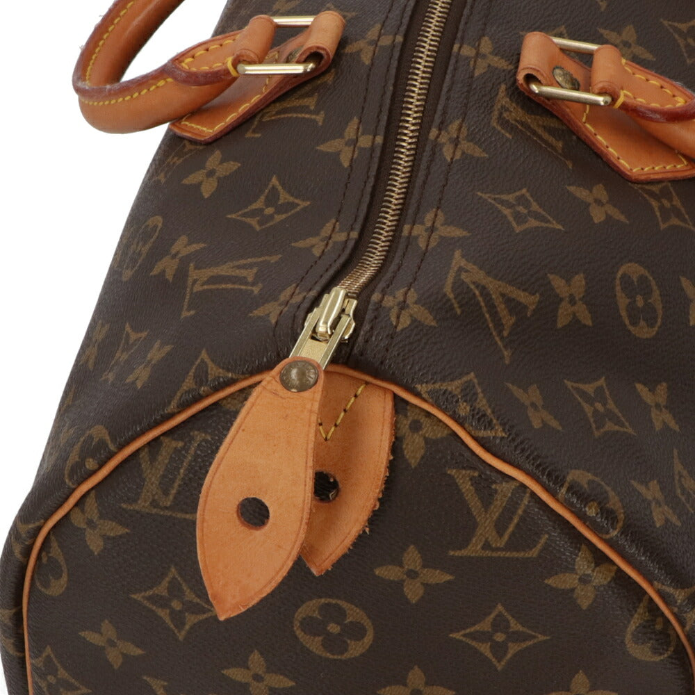【中古/Bランク】LOUIS VUITTON ルイ ヴィトン ユニセックス ボストンバッグ スピーディ40 ブラウン系 モノグラム シリアルあり ヴィンテージ 大容量 M41552