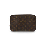 【中古/Bランク】LOUIS VUITTON ルイ ヴィトン ユニセックス クラッチバッグ トゥルース・トワレット23 ブラウン モノグラムキャンバス シリアルあり ヴィンテージ ポーチ M47524