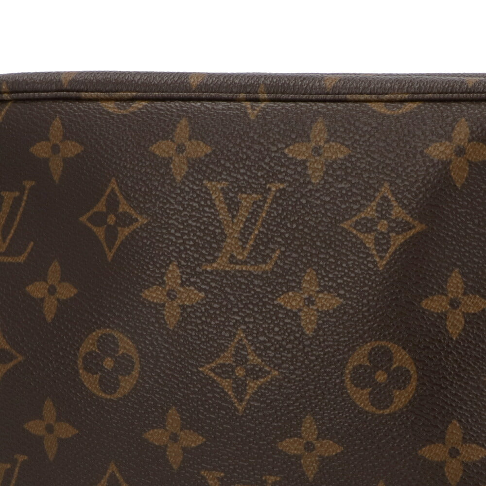 【中古/Bランク】LOUIS VUITTON ルイ ヴィトン ユニセックス クラッチバッグ トゥルース・トワレット23 ブラウン モノグラムキャンバス シリアルあり ヴィンテージ ポーチ M47524