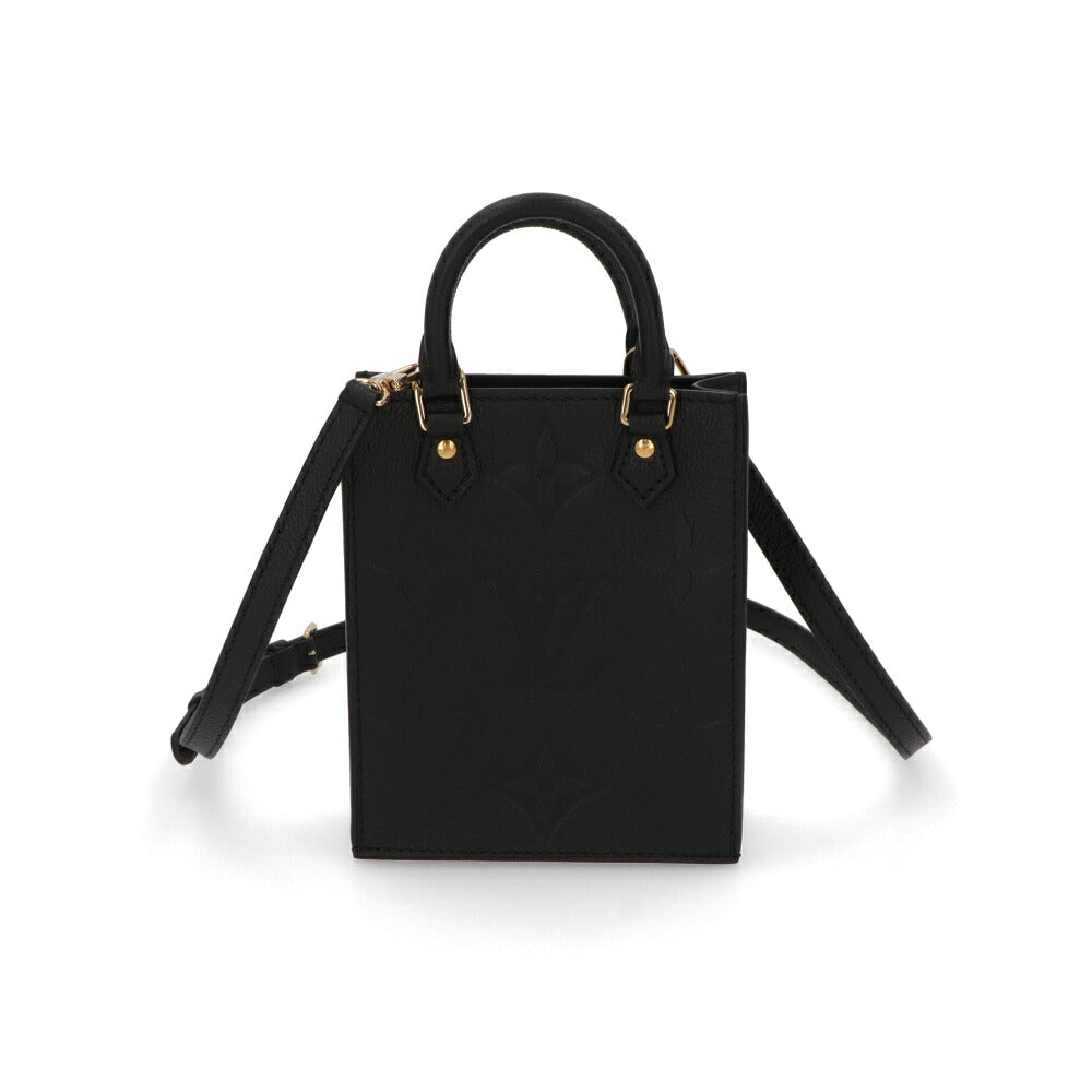 【中古/Aランク】 LOUIS VUITTON ルイ ヴィトン レディース バッグ ショルダーバッグ プティット サックプラ ブラック モノグラムアンプラント 中古 ヴィンテージ ICチップ反応あり M81417