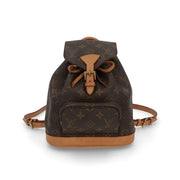 【中古/Bランク】 LOUIS VUITTON ルイ ヴィトン レディース バッグ リュック・デイパック ミニモンスリ ブラウン系 モノグラムキャンバス シリアルあり ミニリュック M51137