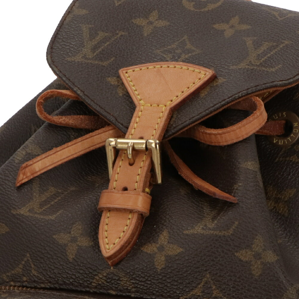 【中古/Bランク】 LOUIS VUITTON ルイ ヴィトン レディース バッグ リュック・デイパック ミニモンスリ ブラウン系 モノグラムキャンバス シリアルあり ミニリュック M51137